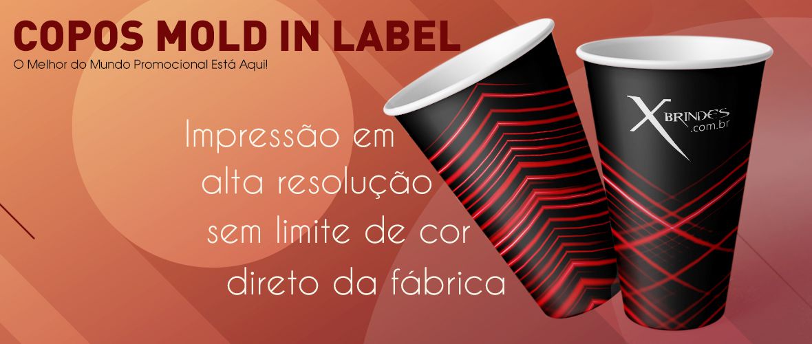 Conheça nossa linha Brindes com personalização Mold in Label.