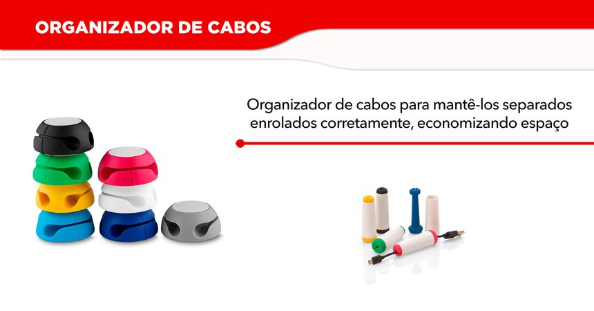 Categoria de Brindes Organizador de Cabos