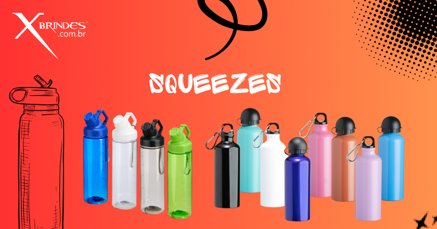 Categoria de Brindes Squeezes Plásticos