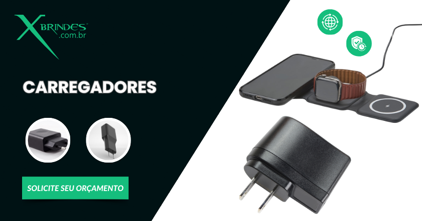 Categoria de Brindes CARREGADORES 
