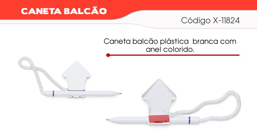 Categoria de Brindes Canetas Balcão