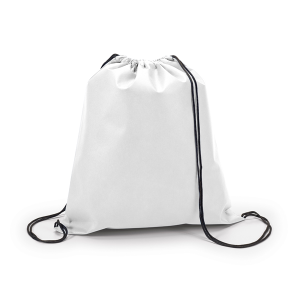 Mochila Saco Non-Woven TNT - Cor Branco