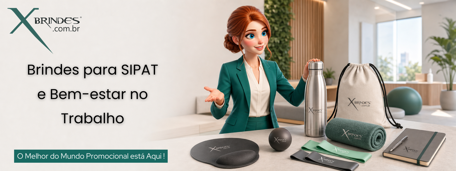 Brindes Personalizados para SIPAT e Bem-estar no Trabalho — banner 1