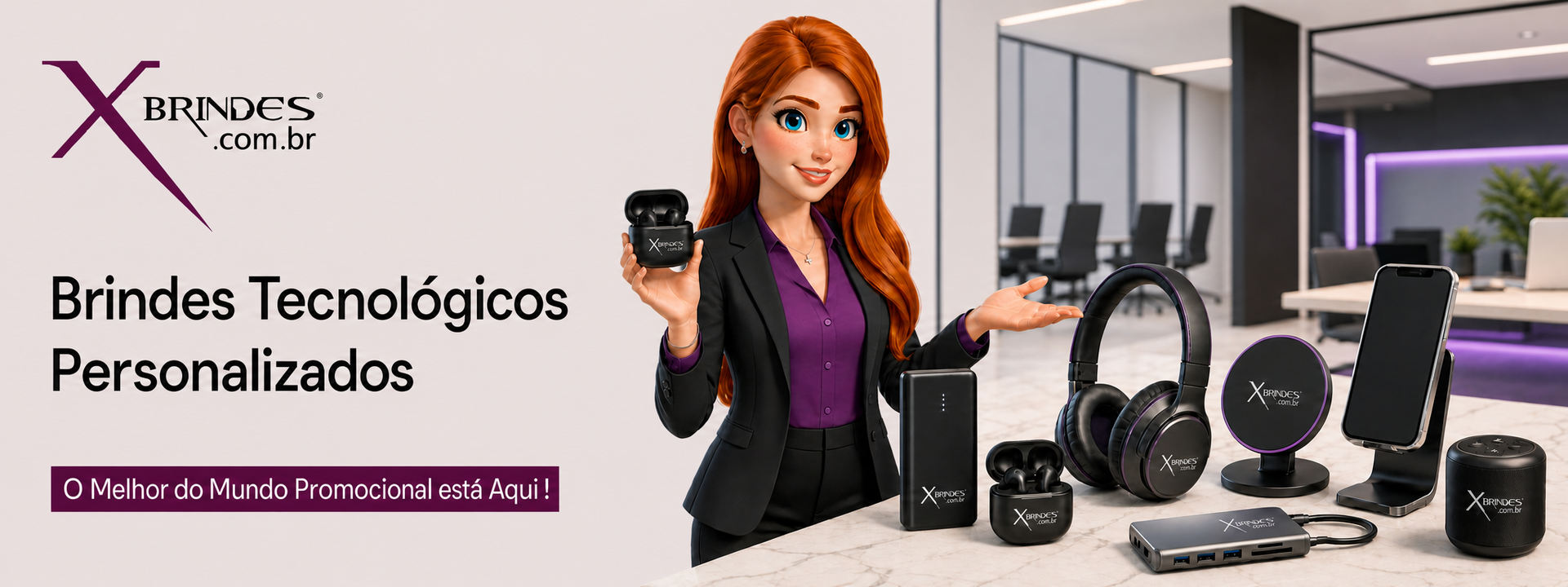 Brindes Tecnológicos Personalizados para Empresas — banner 1