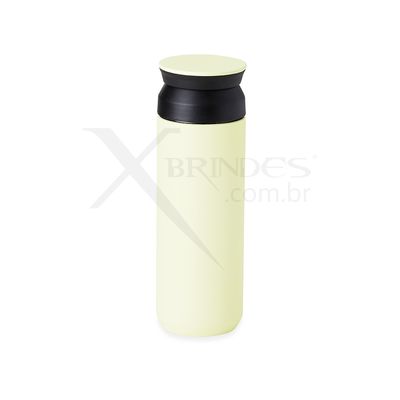 Conheça o Brinde Garrafa Térmica 470 ml com Tampa Dupla Multiuso X05032