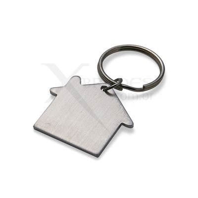 Chaveiro de Metal em formato casa com pintura fosca X10200