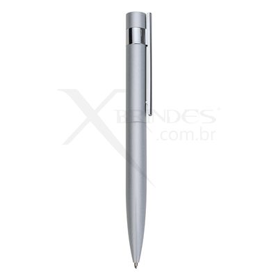 Conheça o Brinde Caneta em Metal com Carga Azul e Acionamento por Rotação X13260F
