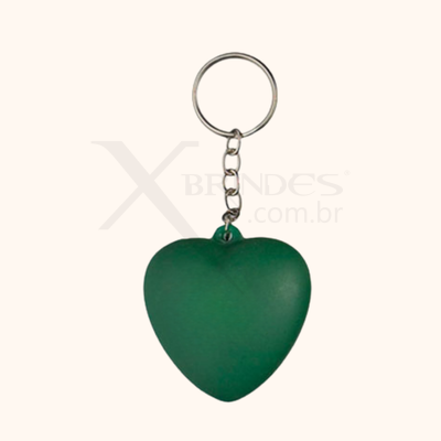 Chaveiro Formato Coração em Vinil Personalizado MBB-1015 