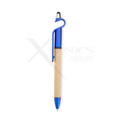 Conheça o Brinde Caneta Ecológica de Papelão com Touch e Suporte X13499P