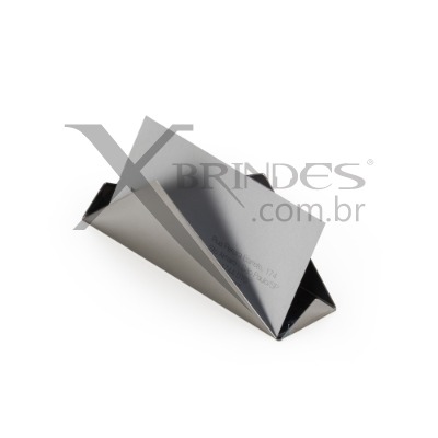 Conheça o Brinde Porta Cartão Inox Personalizado