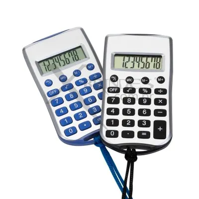 Calculadora Plástica com Cordão Personalizada