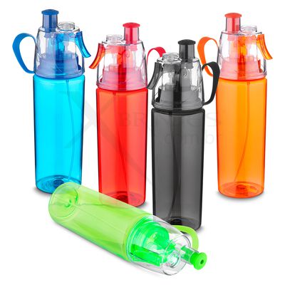 Conheça o Brinde Garrafa Plástica com Spray 570 ml Personalizada