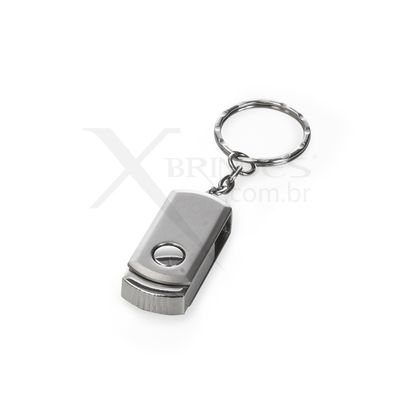 Mini Pen Drive Giratório Personalizado - 4GB