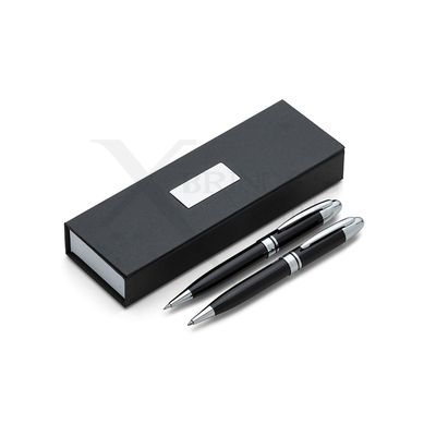 Conjunto Caneta / Lapiseira De Metal