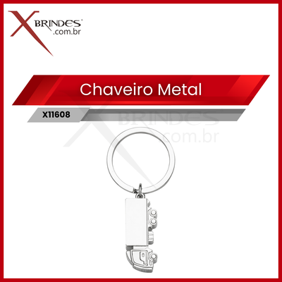 Chaveiro Metal Formato Caminhão 3D