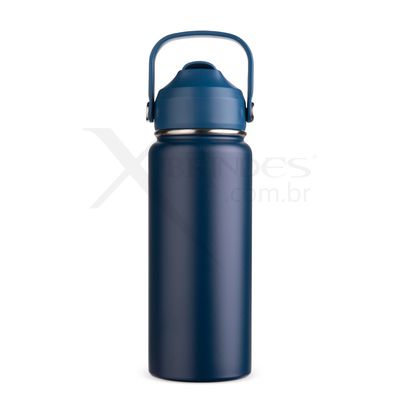 Garrafa térmica de parede dupla com parte externa em inox 201 X09257