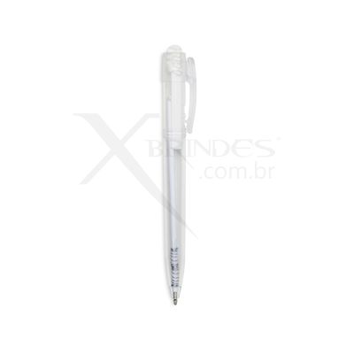 Conheça o Brinde Caneta Plástica Grossa Translucida Com Acionamento Por Clique X1089T