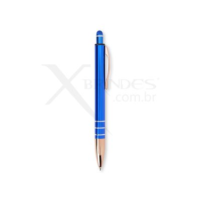 Conheça o Brinde Caneta Corpo em Metal e com ponta acionador Touch X06087C 