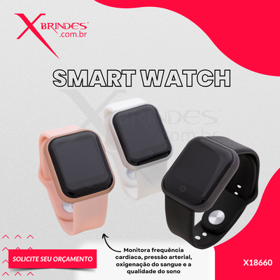 Smartwatch D20 com display colorido de 1.3 Polegadas