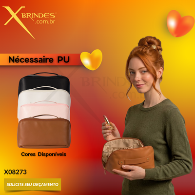 Nécessaire Confeccionado em poliuretano Impermeável X08273