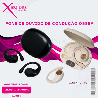 Conheça o Brinde FONE DE OUVIDO DE CONDUÇÃO ÓSSEA À PROVA D’ÁGUA X08166 