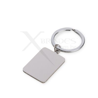 CHAVEIRO METÁLICO RETANGULAR TIPO PLACA DE IDENTIFICAÇÃO X18825