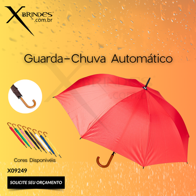 Guarda-chuva em poliéster com abertura automática X09249