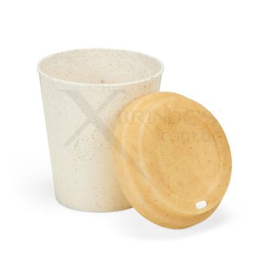 Conheça o Brinde Copo Feito em Fibra de arroz com capacidade de até 350ml X15322