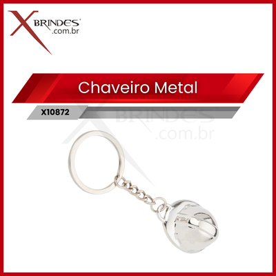 Chaveiro de Metal Modelo Capacete de segurança EPI  X10872