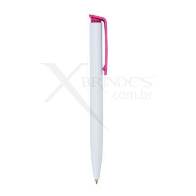 Conheça o Brinde Caneta Plástica Corpo Amplo Acionamento Por Clique X13630C