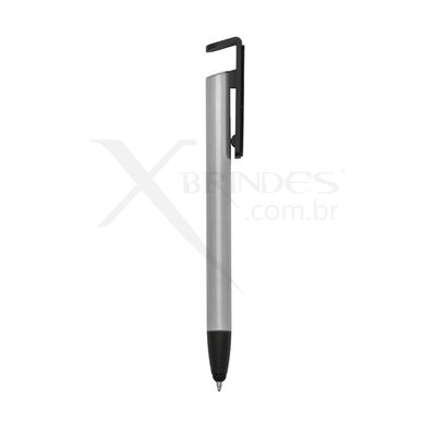 Conheça o Brinde Caneta corpo em Metal com Ponteira Touch e Limpador de Tela X13589