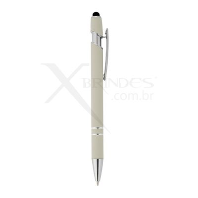 Conheça o Brinde Caneta corpo de Metal com Ponteira Touch e acionamento por clique X05015 