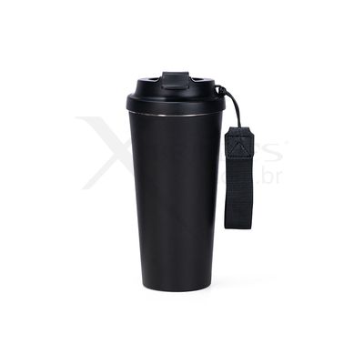 Copo em inox 304 480Ml com revestimento externo em (PP) X09197