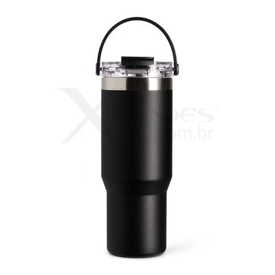 Copo térmico em aço inox com capacidade de até 900ml X18969