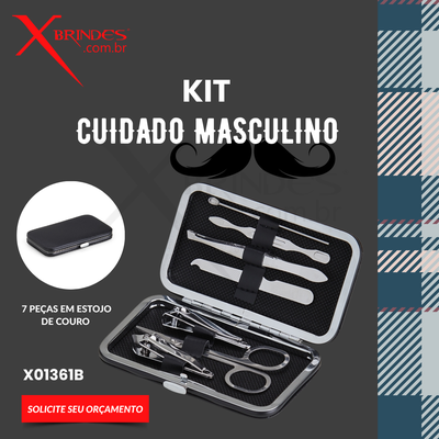 Kit de Cuidado Masculino Composto por 7 Peças X01361B